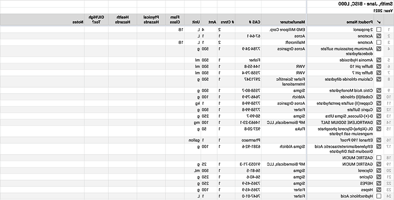 sample-gsheet